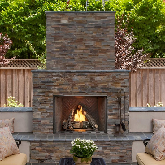 Outdoor Lifestyles Courtyard 42" Traditional Gas Fireplace - ODCOUG-42TS