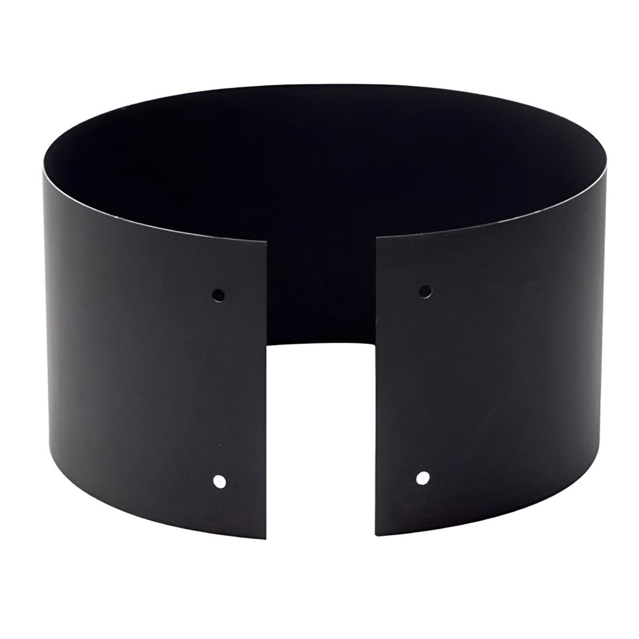 6" Ventis Double-Wall Black Stove Pipe 430 Inner Finishing Band - VDB06FB