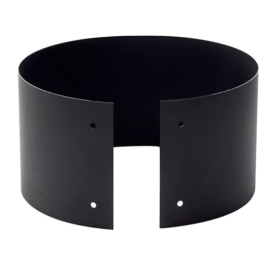 6" Ventis Double-Wall Black Stove Pipe 430 Inner Finishing Band - VDB06FB