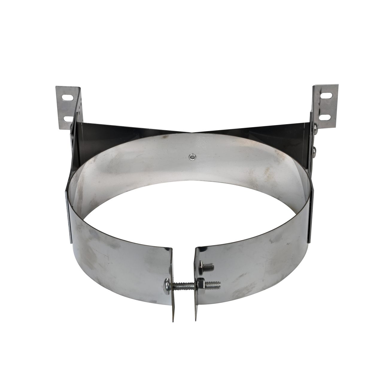 6" DuraTech Adjustable Stainless Steel Wall Strap - 6DT-WSSS