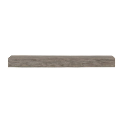 48" Zachary Non-Combustible Fireplace Shelf by Pearl Mantels - Graywash Finish