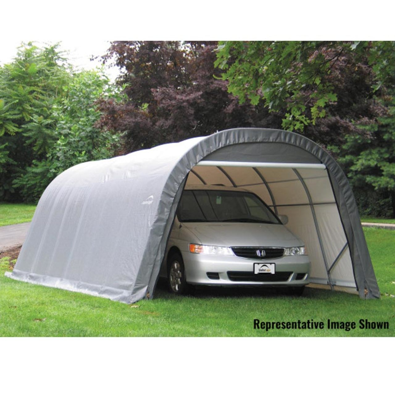 ShelterCoat 13' x  28' Wind & Snow Rated Garage  - Gray