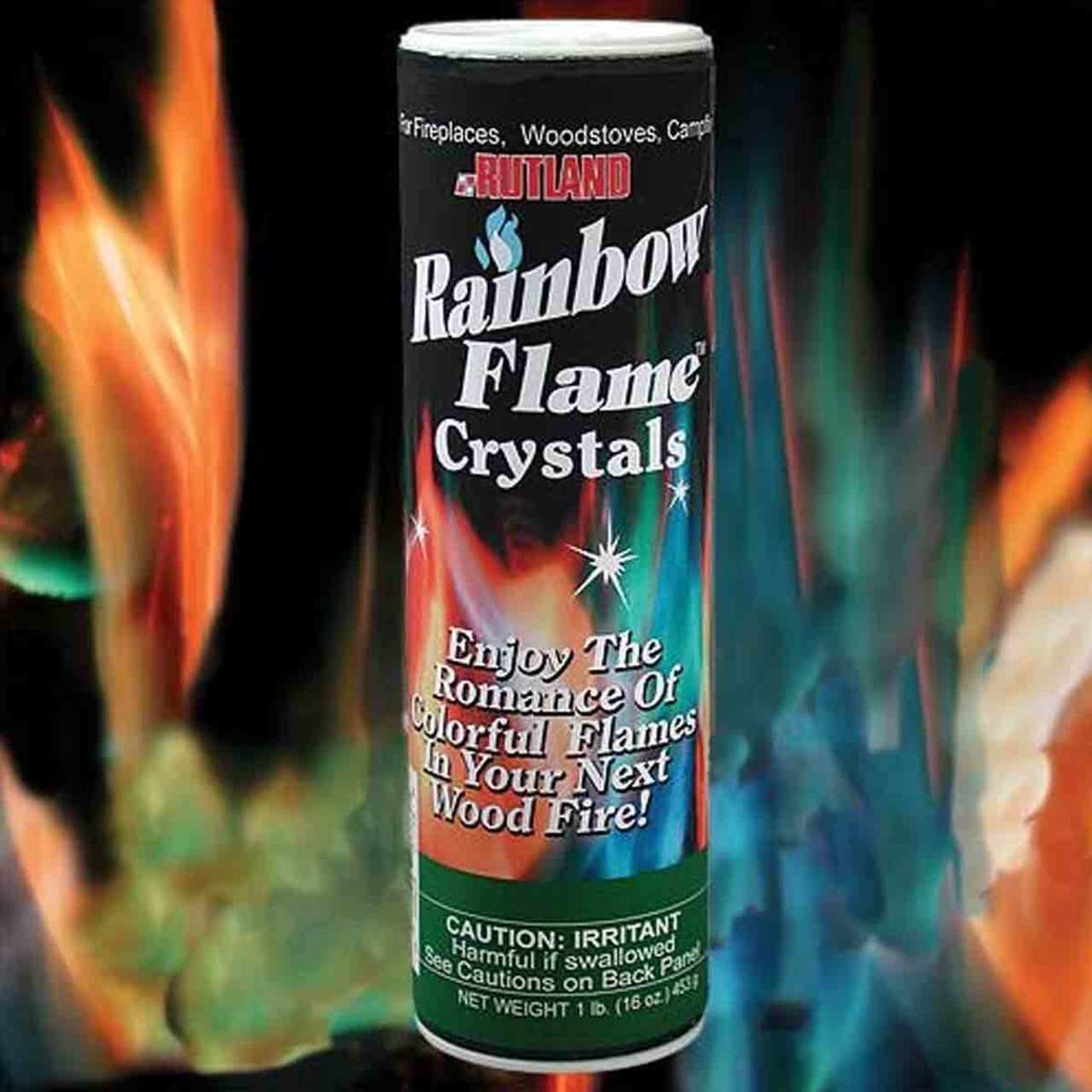 Rainbow Flame Crystals - 16 oz.