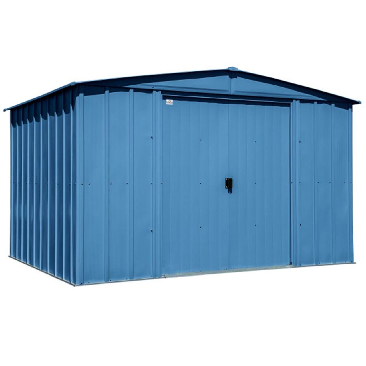 Arrow Classic Steel Storage Shed  10' x 8' Blue Gray