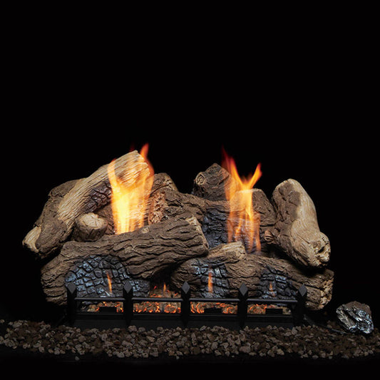 Monessen 24" Berkley Oak Refractory Ceramic Log Set for Natural Blaze 24" Burner - BO24-R