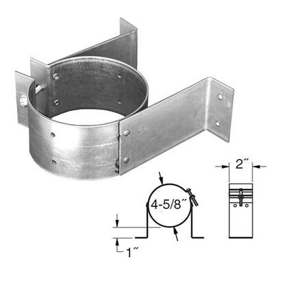 4" PelletVent Pro Adjustable Wall Strap - 4PVP-WSA
