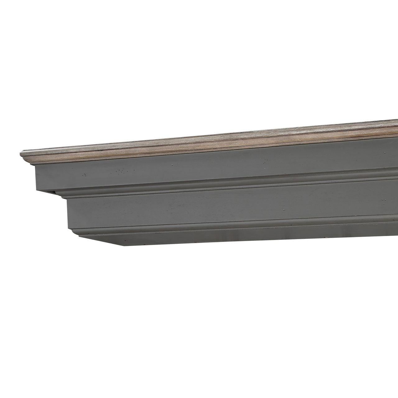 48" Hadley Fireplace Shelf by Pearl Mantels - Cottage Distressed Finish