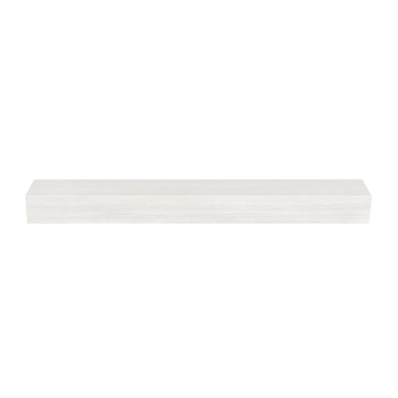 48" Zachary Non-Combustible Fireplace Shelf by Pearl Mantels - Whitewash Finish