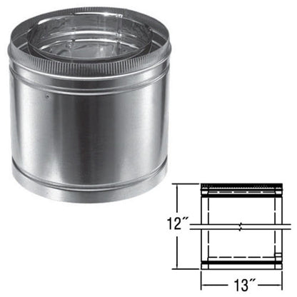 10" x 12" DuraChimney II Chimney Pipe - 10DCA-12