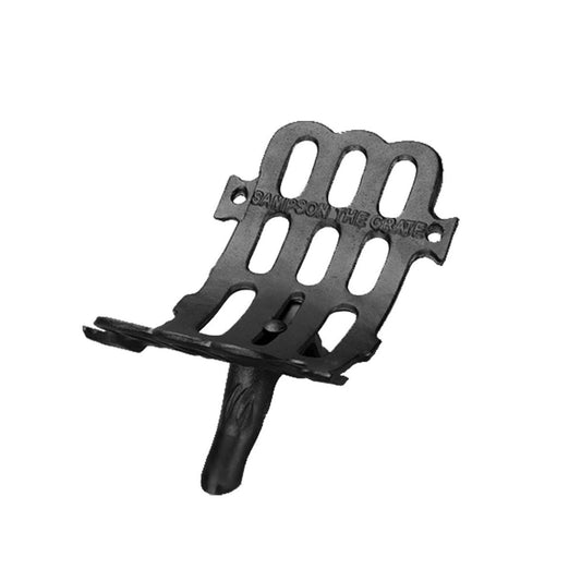 8" Sampson Black Fireplace Grate Expander Section