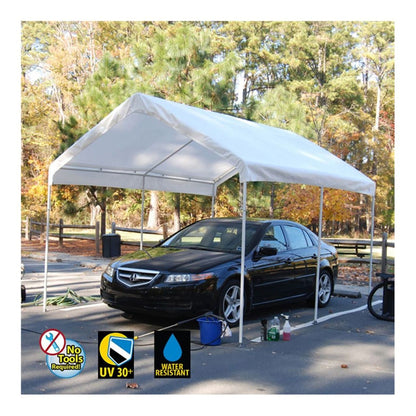 King Canopy  10 x 13 6 Leg White Universal Canopy