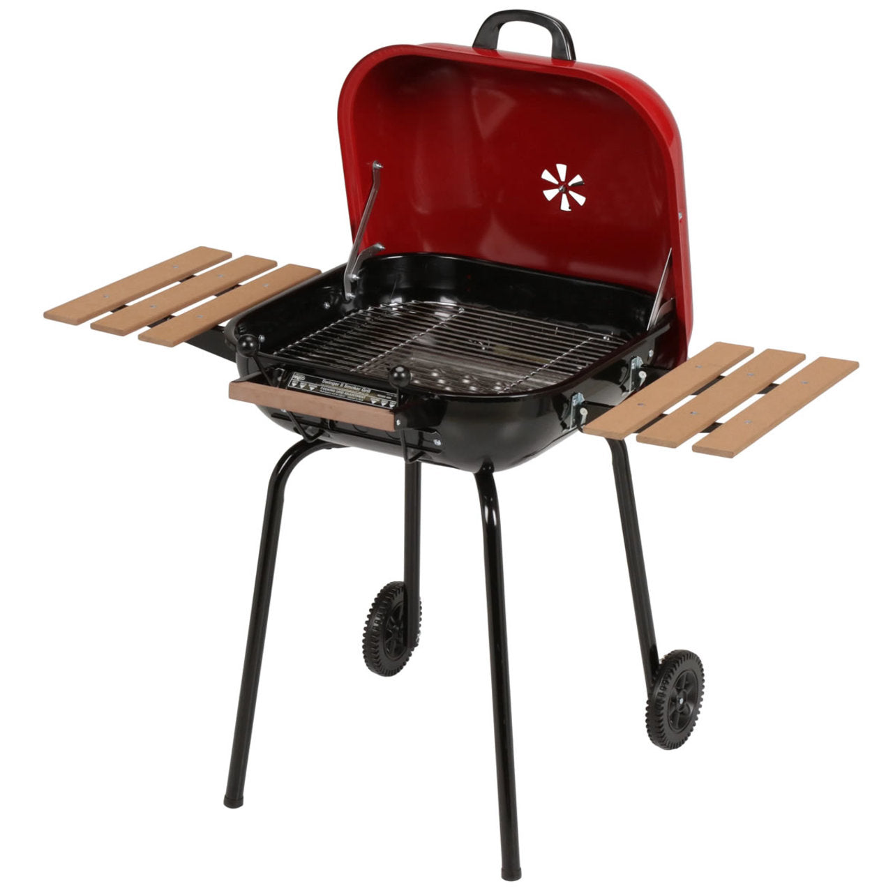 Swinger Charcoal Grill with 2 Side Tables - 4106.0.511
