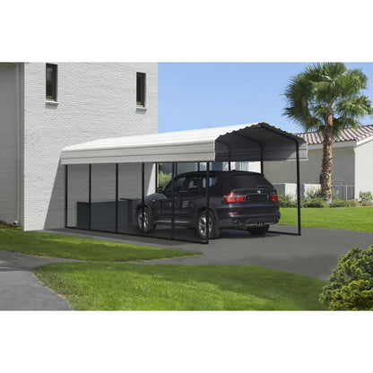Arrow 10' x 24' x 9' Carport - Eggshell