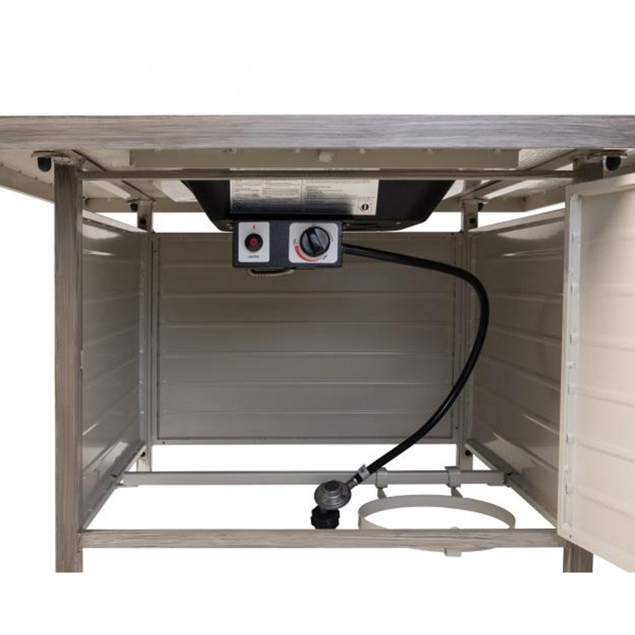 Langhorne Square Aluminum LPG Fire Pit