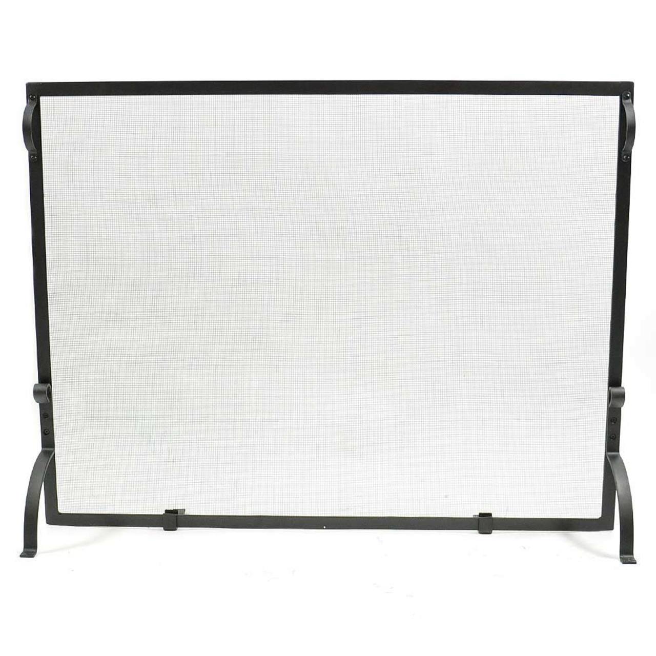 Wrought Iron Sparkguard - Black