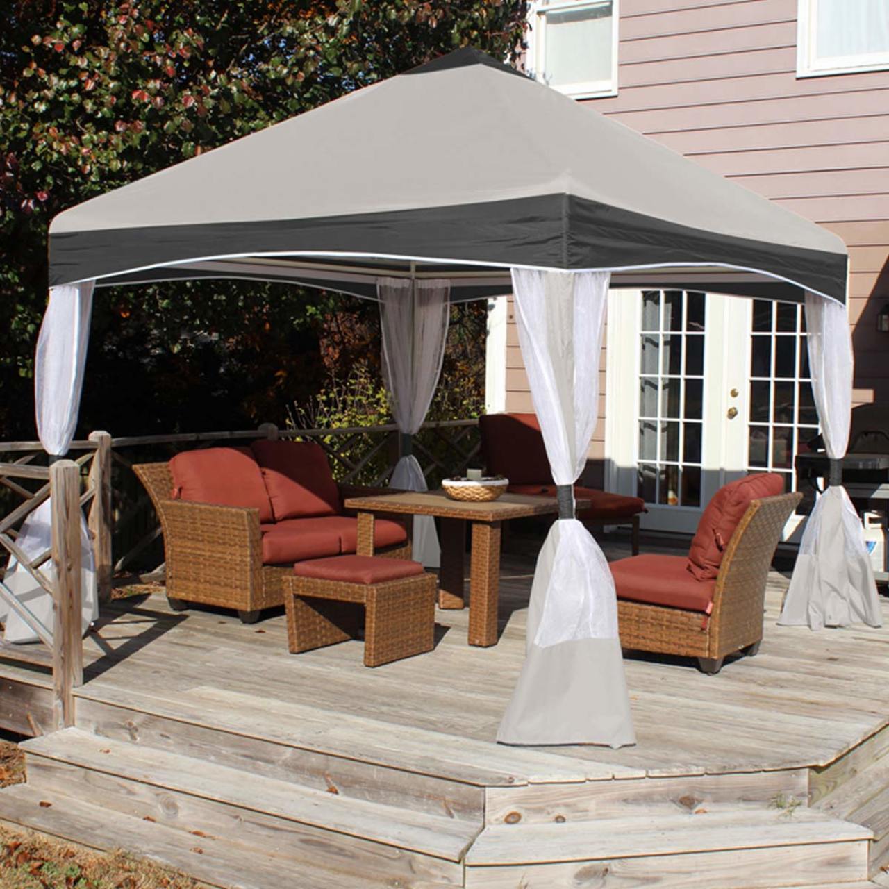 King Canopy  13' x 13' Stone Garden Canopy