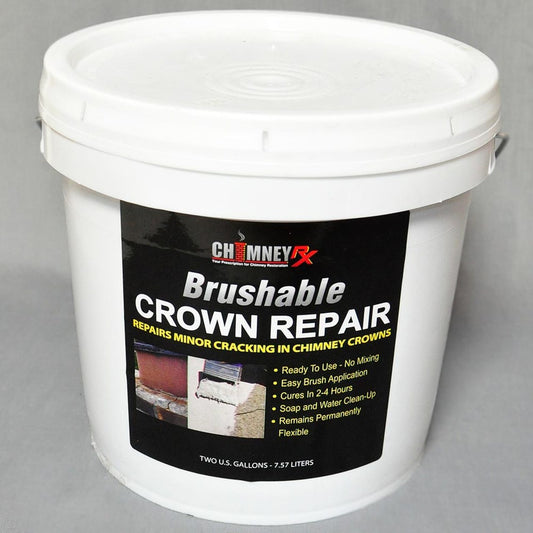 ChimneyRx Brushable Masonry Fireplace Crown Repair - 2 Gallon
