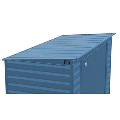 Arrow Select 10 x 4 Steel Storage Shed -  Blue Gray