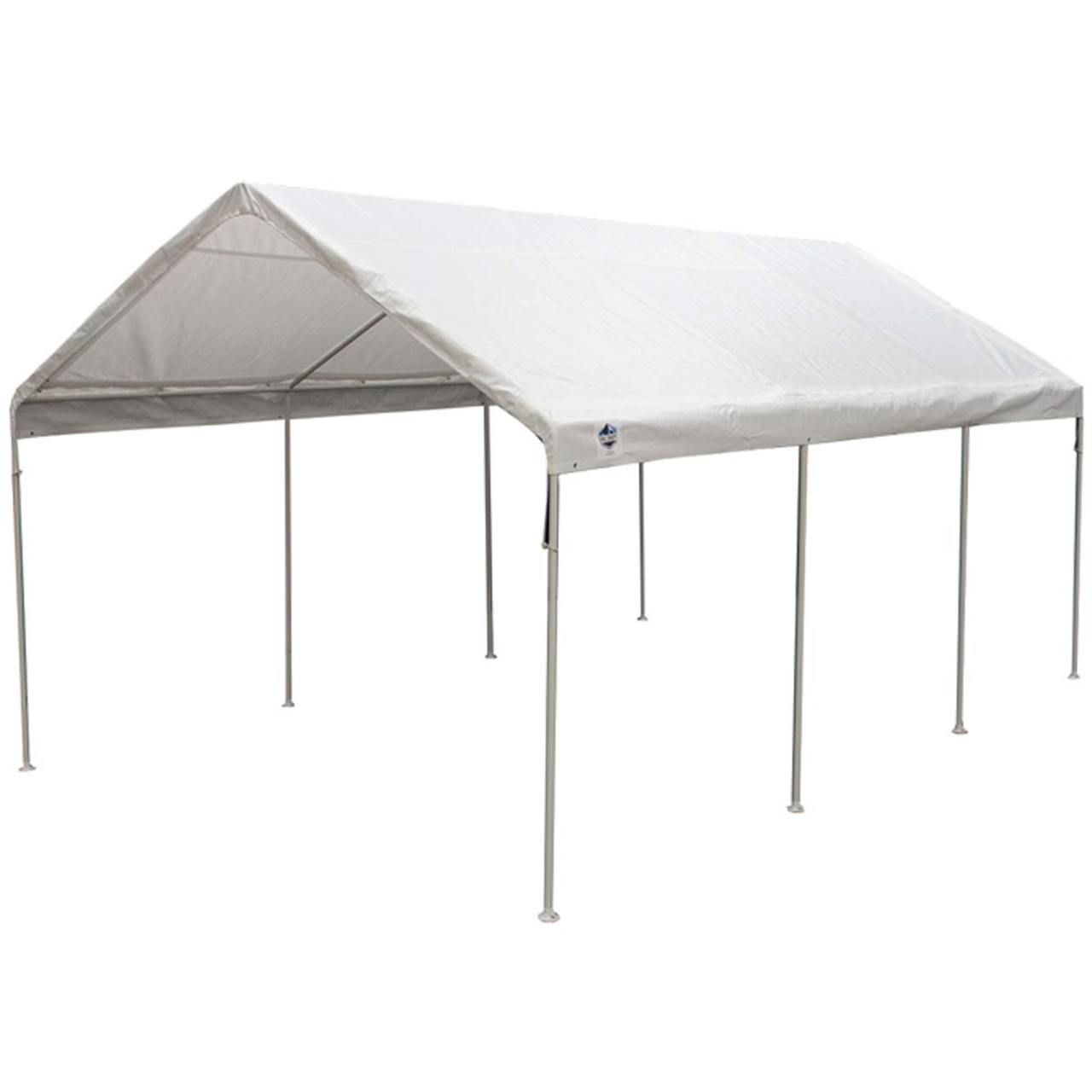King Canopy  12' x 20' 8-Leg White Universal Canopy