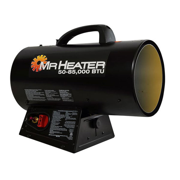 Mr. Heater 85,000 BTU Forced Air Propane Outdoor Space Heater with Quiet Burner Technology MH85QFAV - The Home Depot