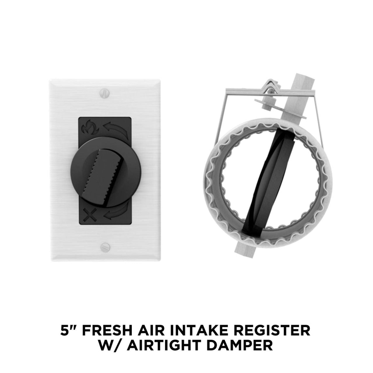 Osburn Inspire-I 2000 Black Wood Burning Fireplace Insert. Heats up to 2,100 sq ft - OBO2045