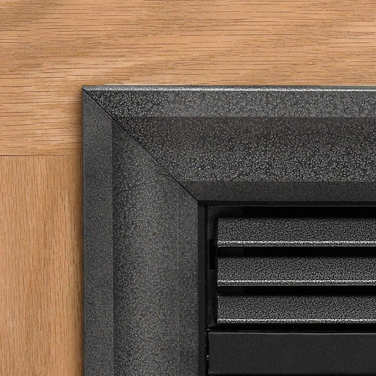 White Mountain Hearth Frame, Steel (3 Piece), Hammered Pewter VBF36THP