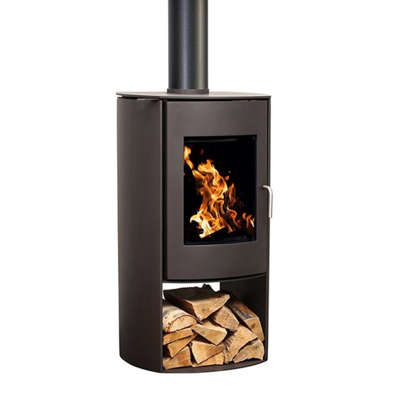 Nectre 65,000 BTU Black Wood Stove - N65