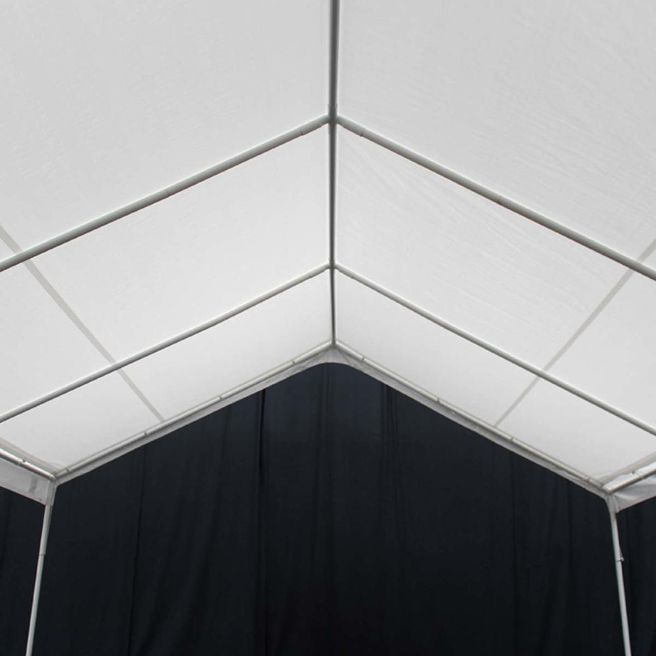 King Canopy  18' x 20' White Hercules 8 Leg Canopy