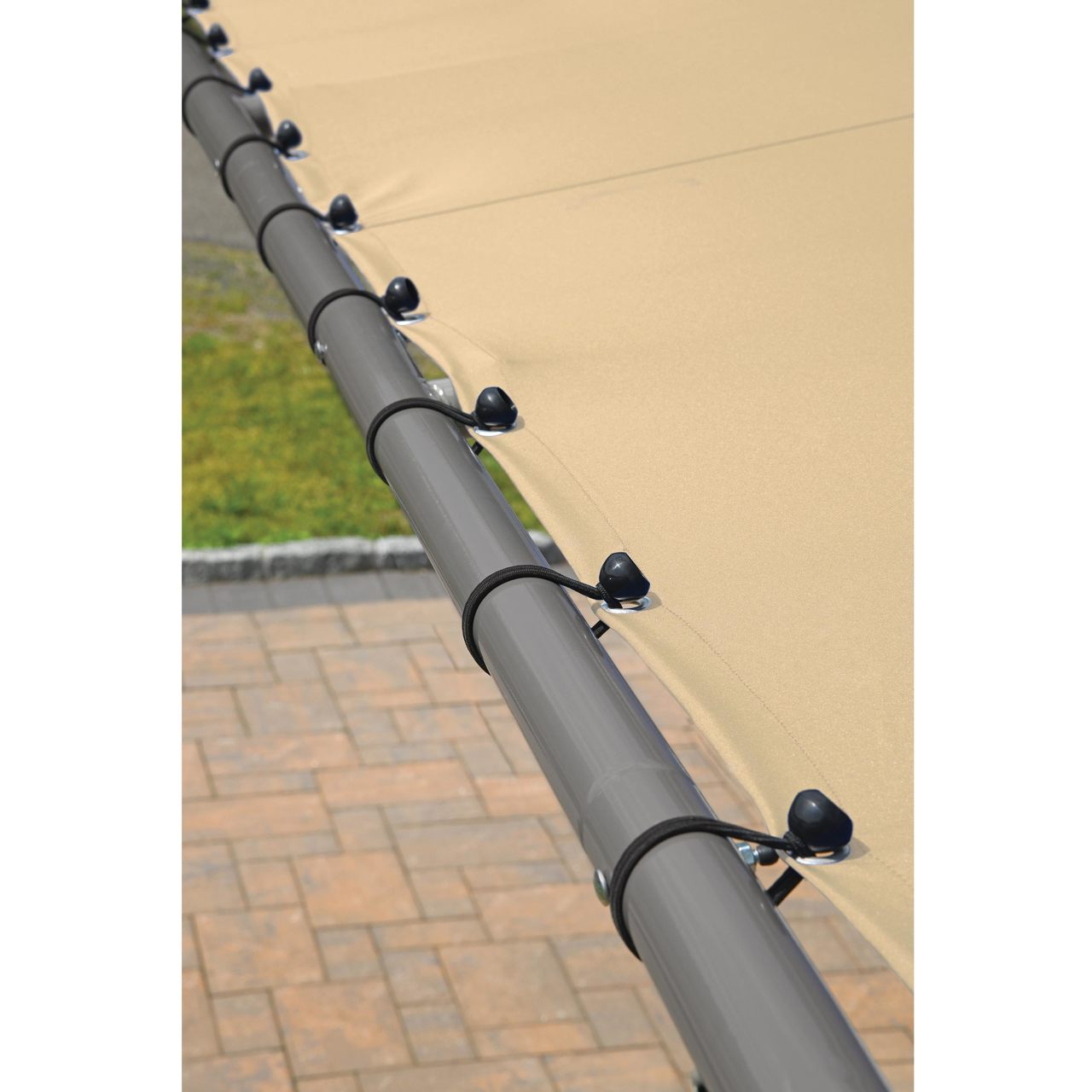 Solano 10' x 6' Gazebo Canopy - Tan