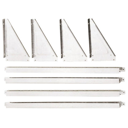 Shelf Kit - Hanger and Silver Brackets