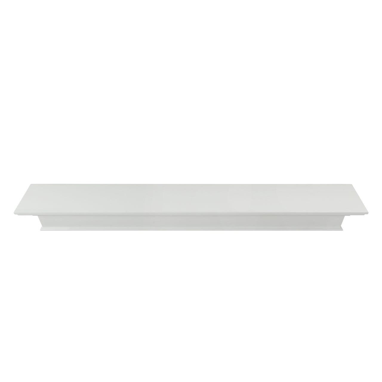 48" Henry MDF Fireplace Shelf by Pearl Mantels - White Paint Finish