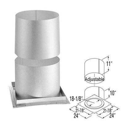 16'' DuraTech Firestop Shield - 16DT-FRS