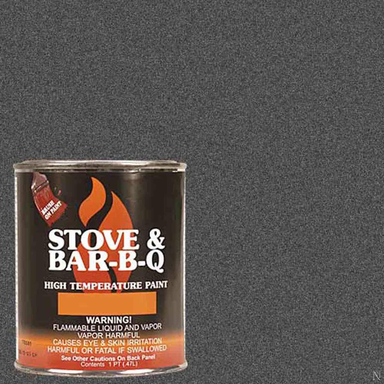 Stove & Bar-B-Q High Temperature Paint - Charcoal - 16 oz