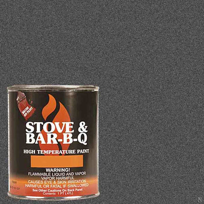 Stove & Bar-B-Q High Temperature Paint - Charcoal - 16 oz