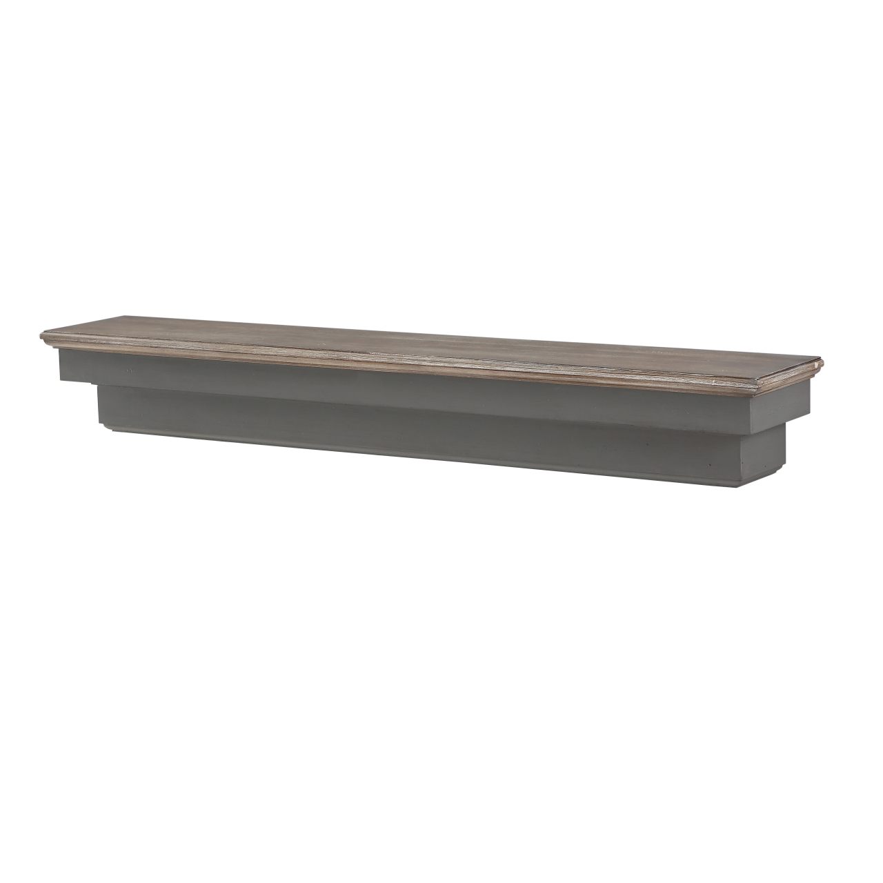 48" Hadley Fireplace Shelf by Pearl Mantels - Cottage Distressed Finish