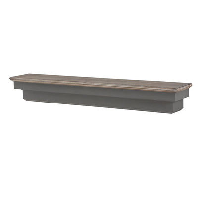 48" Hadley Fireplace Shelf by Pearl Mantels - Cottage Distressed Finish