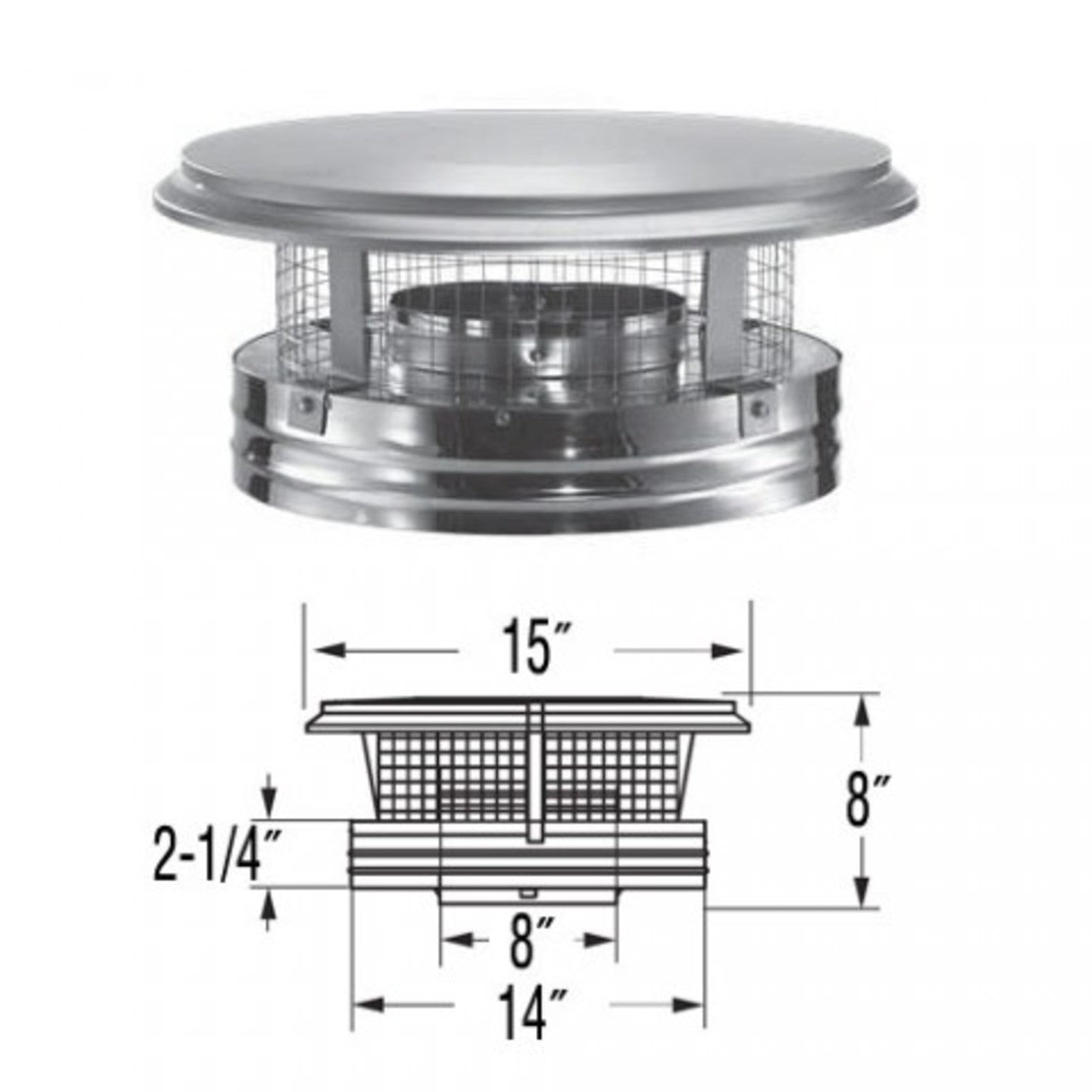 8'' DuraPlus Cathedral Ceiling Support Kit - DP820-KIT