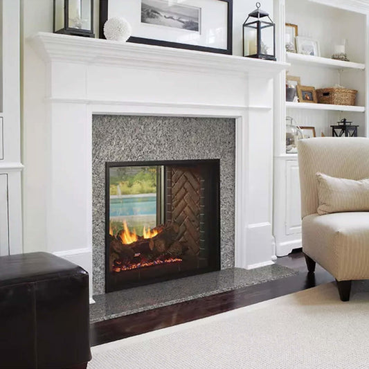 Outdoor Lifestyles 36" Fortress See-Through Indoor/Outdoor Gas Fireplace - Natural Gas - ODFORTG-36