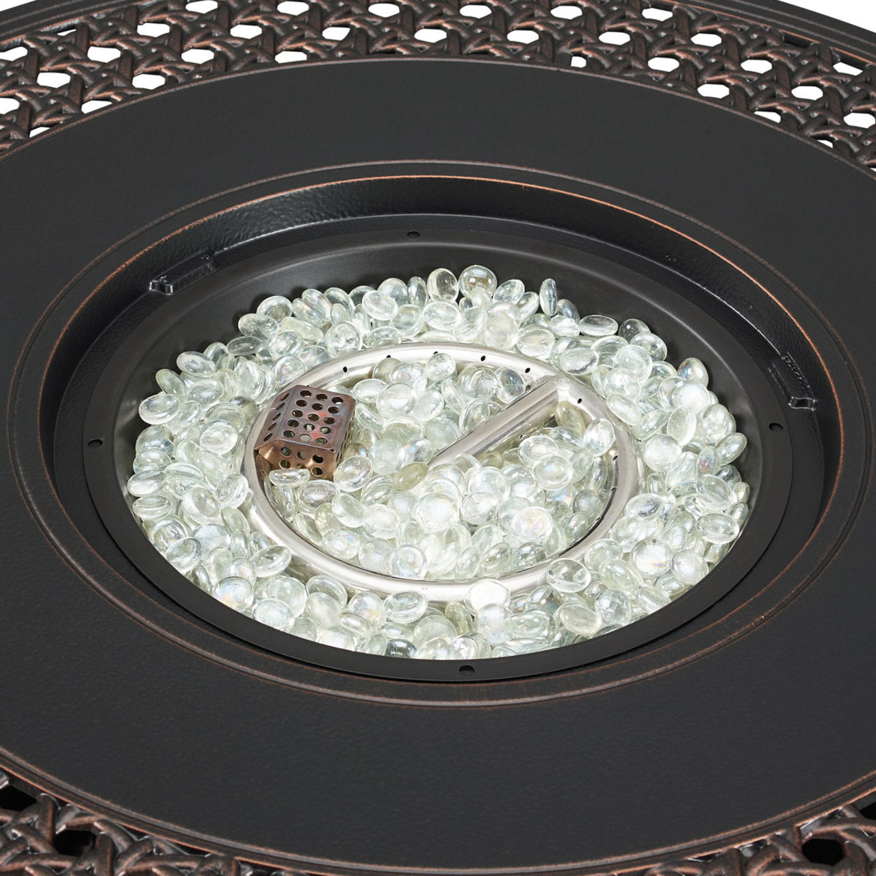 Franklin Aluminum 34" Round LPG Fire Pit