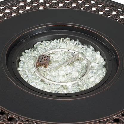 Franklin Aluminum 34" Round LPG Fire Pit