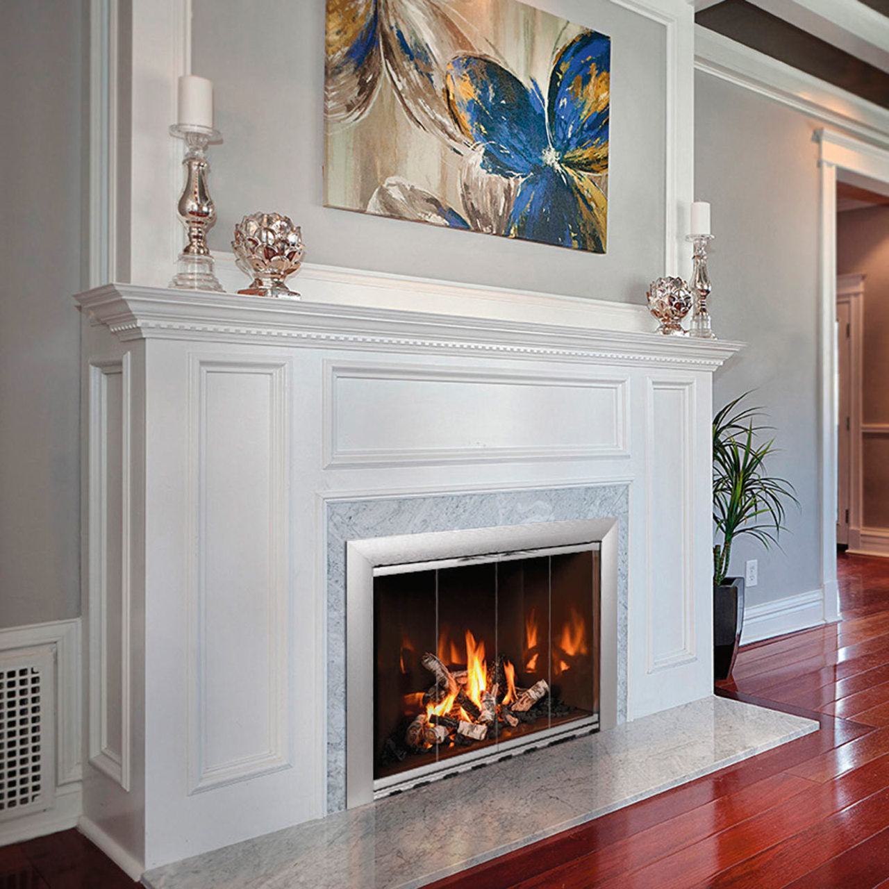 Hearth Craft Reflection Stock Masonry Fireplace Door