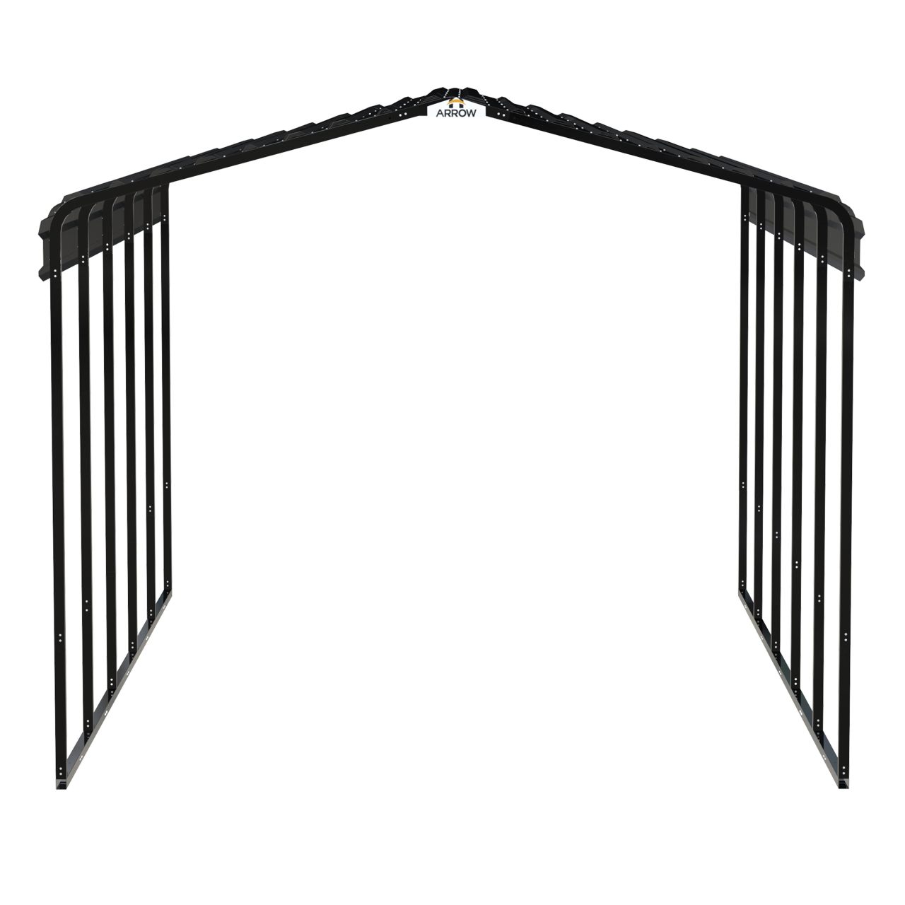 Arrow 12' x 24' x 9' Carport - Charcoal