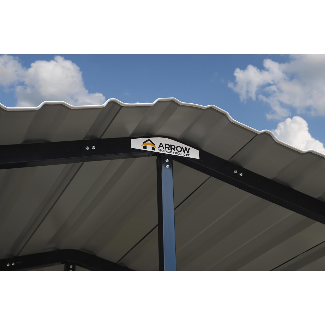 Arrow 20' x 24' x 9' Carport - Eggshell