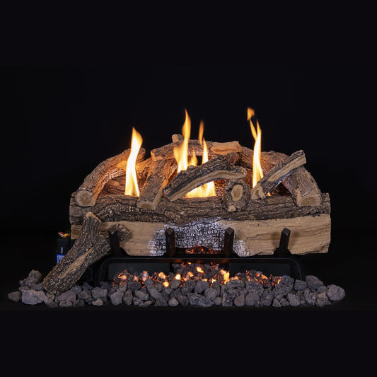 Grand Canyon 24" Split Oak Gas Log Set - Vent Free