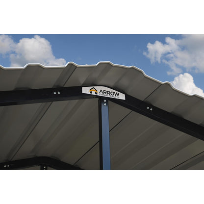 Arrow 20 x 20 x 9 Carport - Eggshell
