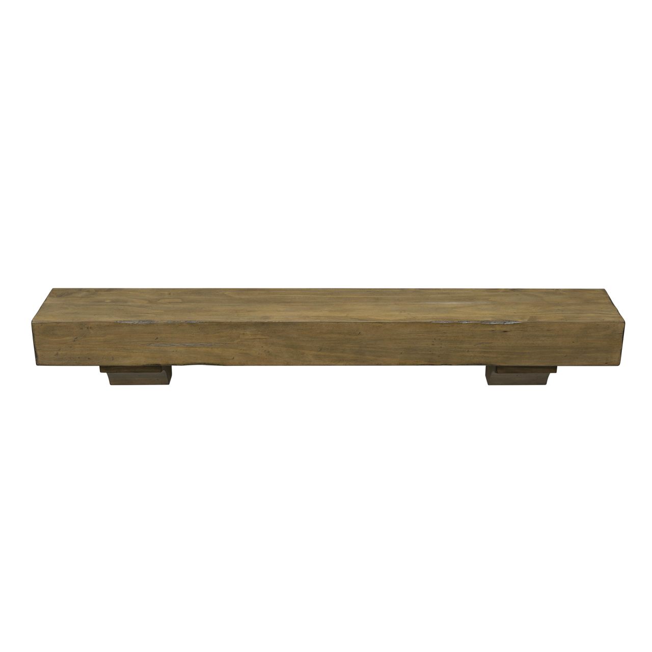 60" Shenandoah Fireplace Shelf by Pearl Mantels - Dune Distressed Finish