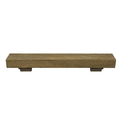 60" Shenandoah Fireplace Shelf by Pearl Mantels - Dune Distressed Finish