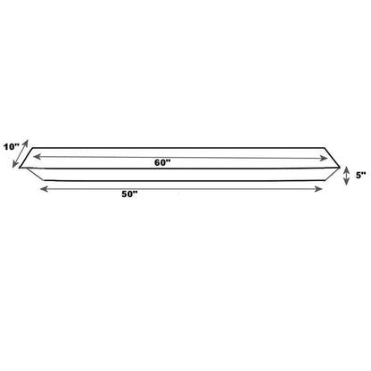 60" Crestwood Contractors Fireplace Shelf by Pearl Mantels