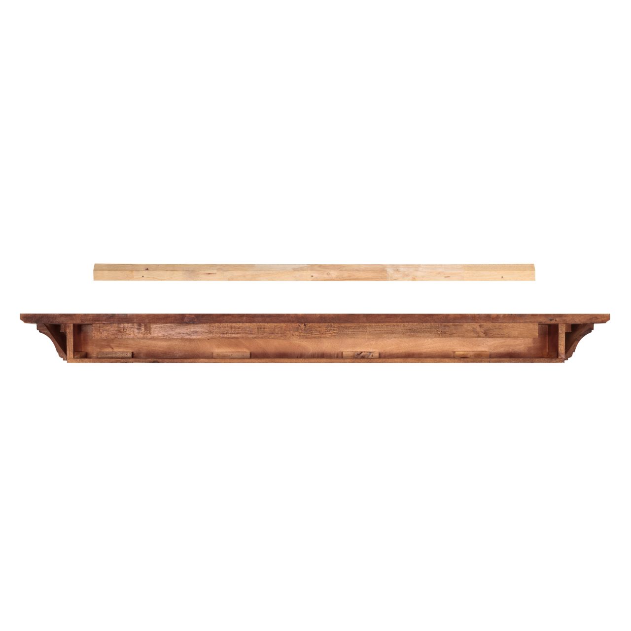 60" Homestead Fireplace Shelf by Pearl Mantels - Antique Finish