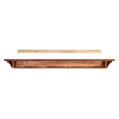 60" Homestead Fireplace Shelf by Pearl Mantels - Antique Finish
